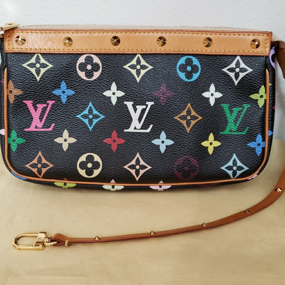 Louis Vuitton multicolor black pochette